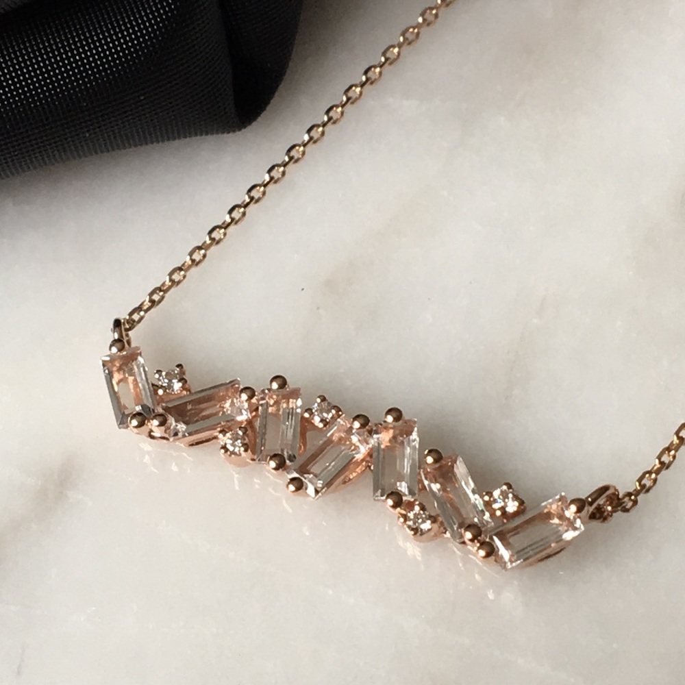 New!14K suzanne kalan rose gold necklace